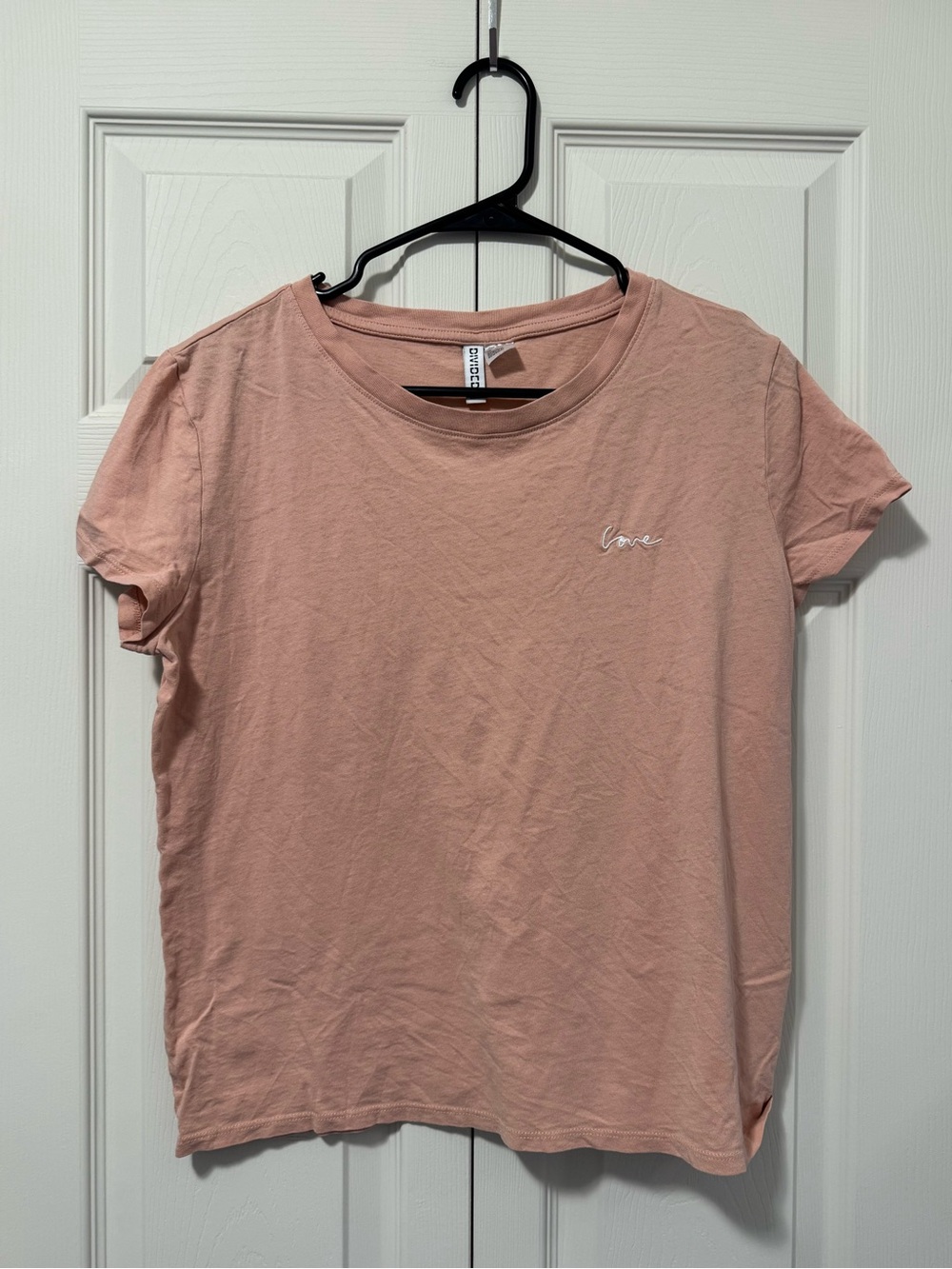 Divided Dusty Pink 'Love' Short Sleeve Tee